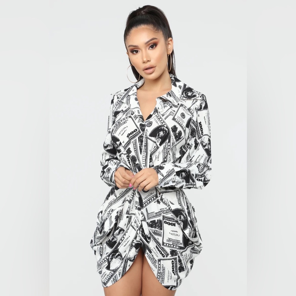 All about the Dollaz mini dress